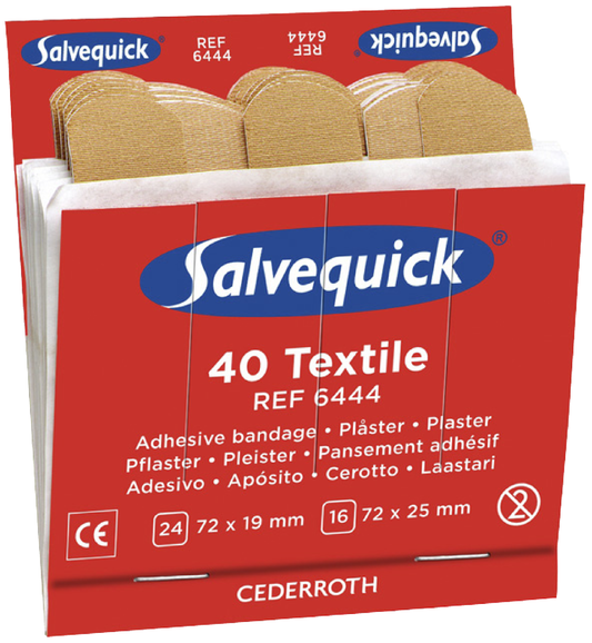 Textilplåster Salvequick-1 ask - 6st förp.